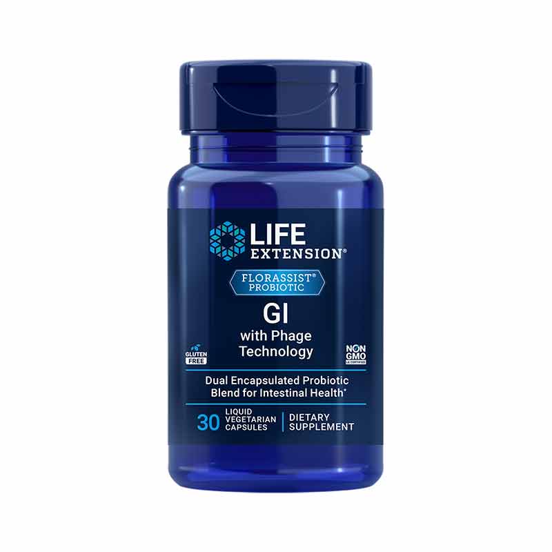 FlorAssist GI with Phage Technology, by Life Extension