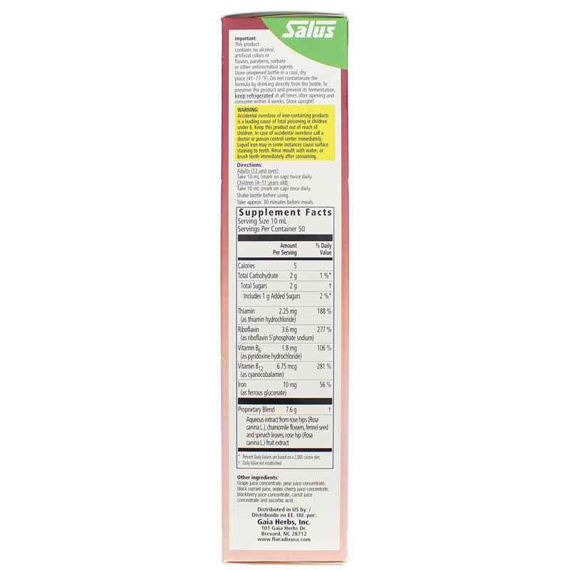 Floravital Iron + Herbs Liquid Extract, 17 Oz, by Salus, image #2