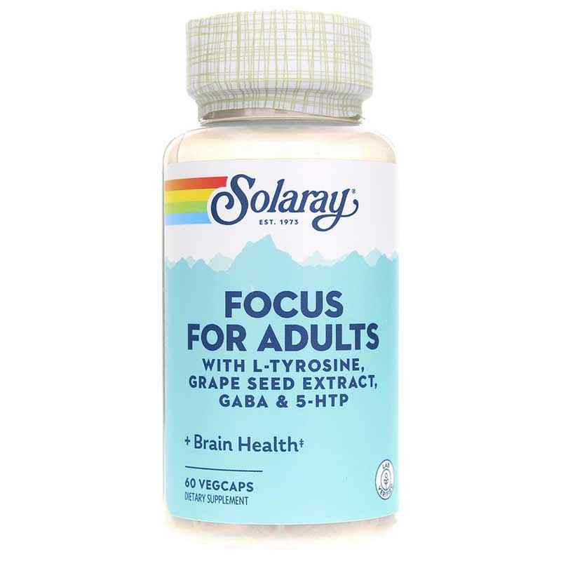 Focus for Adults, by Solaray