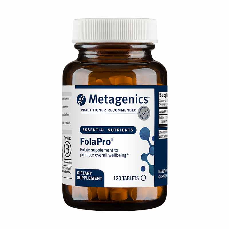 FolaPro, 120 Tablets, by Metagenics