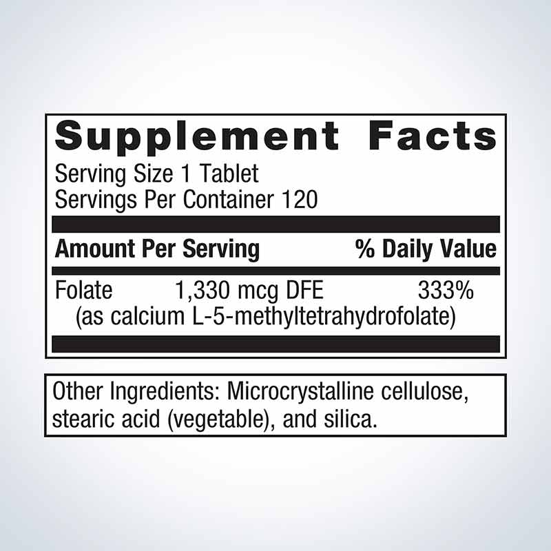 FolaPro, 120 Tablets, by Metagenics, image #2