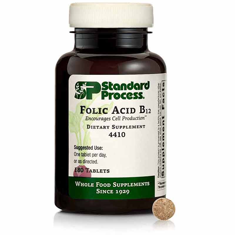 Folic Acid B12, Standard Process – Natural Healthy Concepts