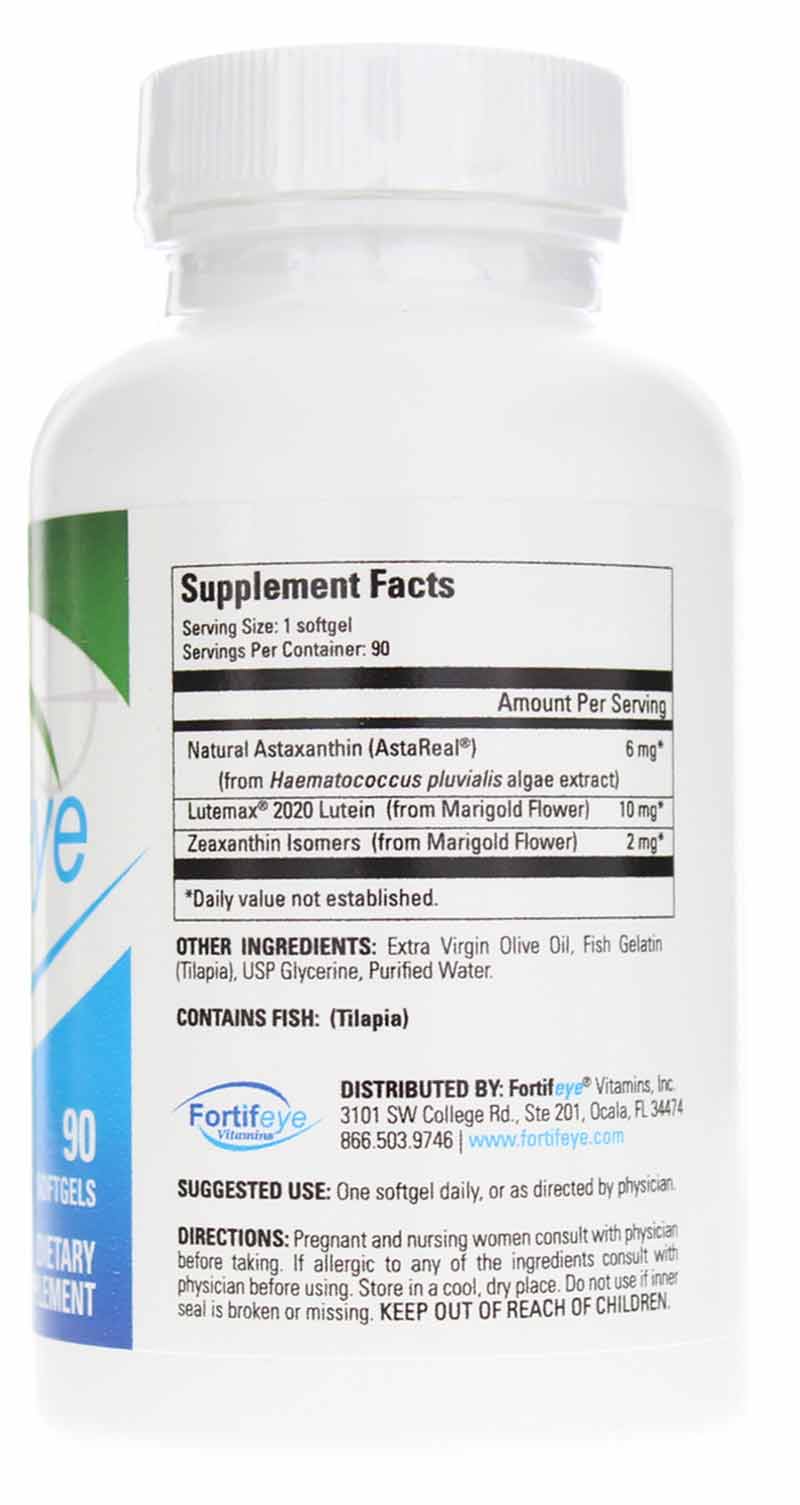 Fortifeye Focus, 90 Softgels, by Fortifeye Vitamins, image #2