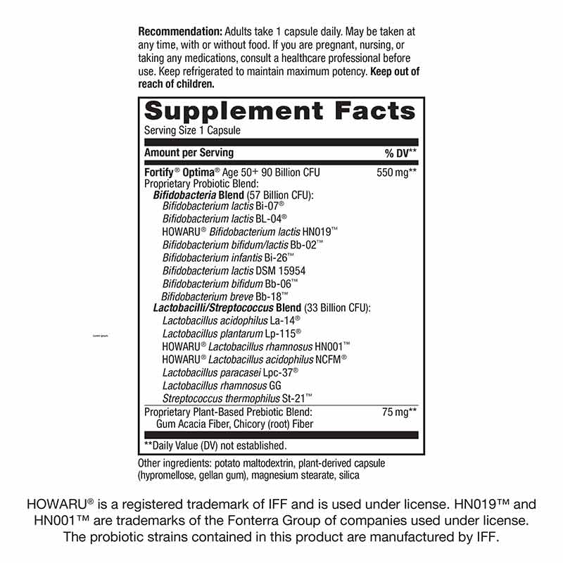 Fortify Optima Advanced Care 90 Billion, by Natures Way, image #2