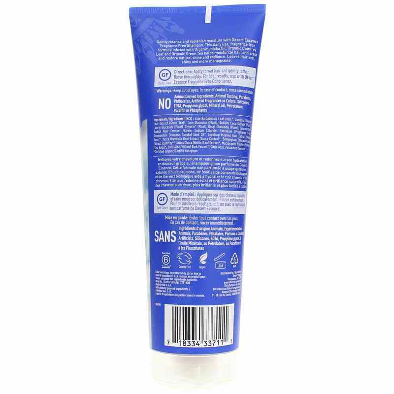 Fragrance Free Shampoo, by Desert Essence, image #2