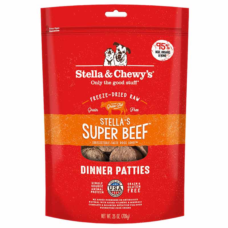 Freeze Dried Raw Dinner Patties, by Stella & Chewy's
