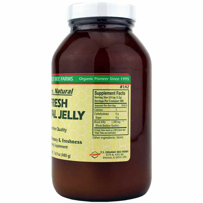 Fresh Royal Jelly, 16.9 Oz, by YS Organic Bee Farms, image #2