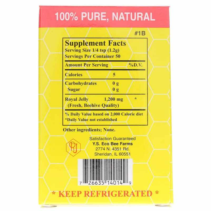 Fresh Royal Jelly, 2 Oz, by YS Organic Bee Farms, image #3