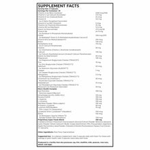 Supplement Facts label for Frontier Men's Complete showing vitamins, minerals, and proprietary blend ingredients with serving