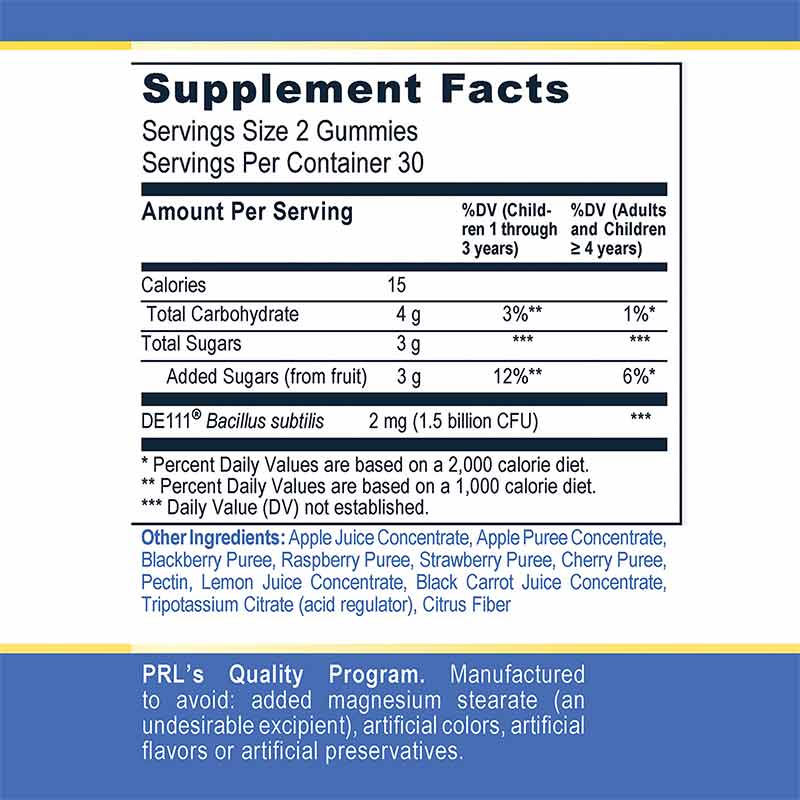 FruitBuddies Probiotic, 60 Gummies, by Premier Research Labs, image #3
