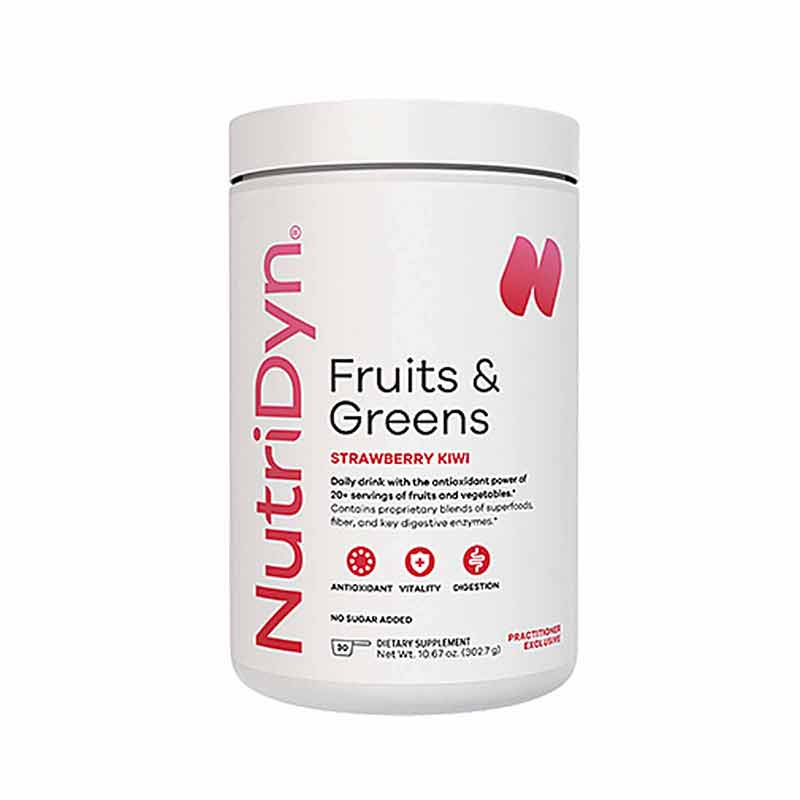 Fruits & Greens Daily Drink, Strawberry Kiwi, by NutriDyn