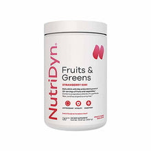 Fruits & Greens Daily Drink with Monk Fruit, Strawberry Kiwi, by NutriDyn