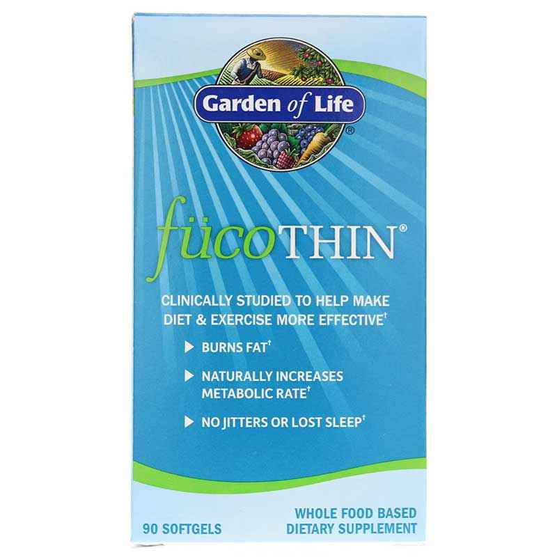 FucoThin Natural Fat Burner, 90 Softgels, by Garden of Life