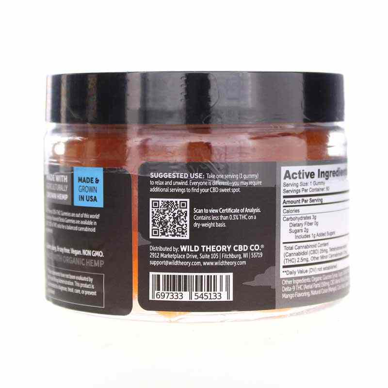 Full Spectrum CBD Strata Gummies, Wild Theory CBD – Natural