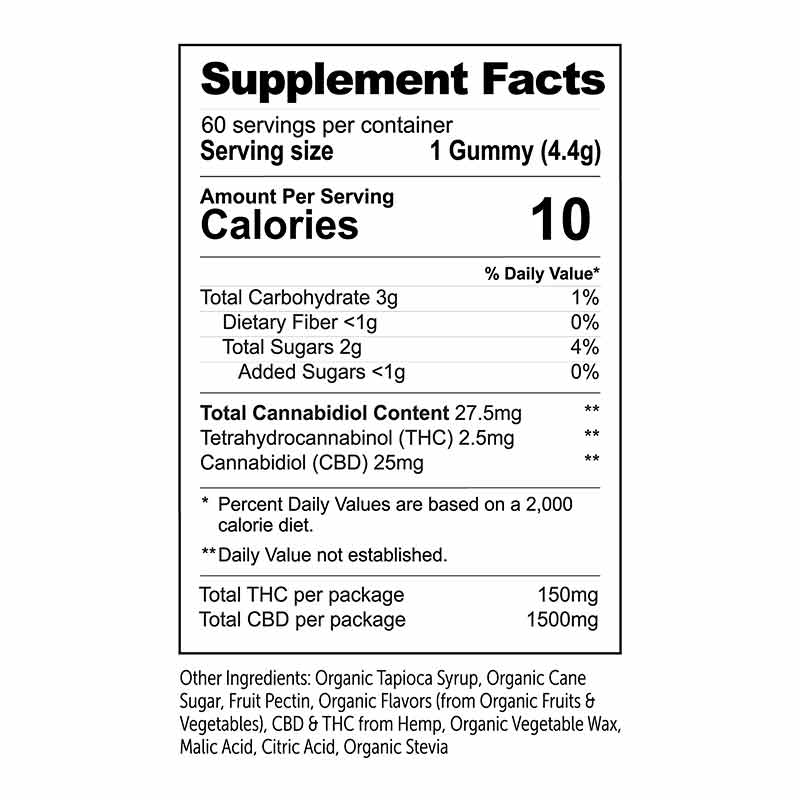 Full Spectrum CBD Strata Gummies, Strawberry, 60 Gummies, by Wild Theory CBD, image #4