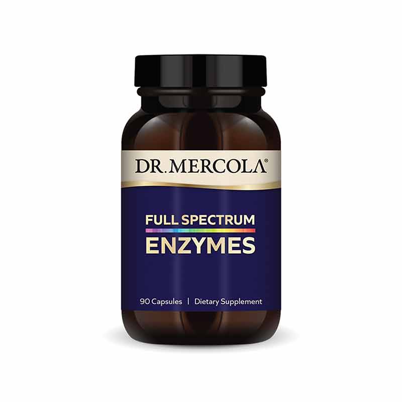 Full Spectrum Enzymes, 90 Capsules, by Dr. Mercola
