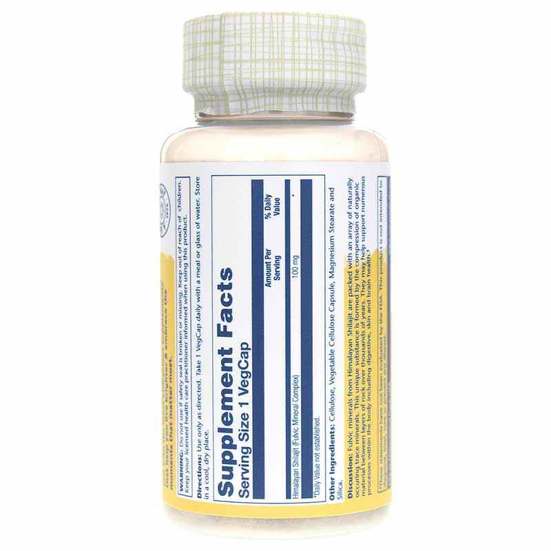 Fulvic Minerals 100 Mg, by Solaray, image #3