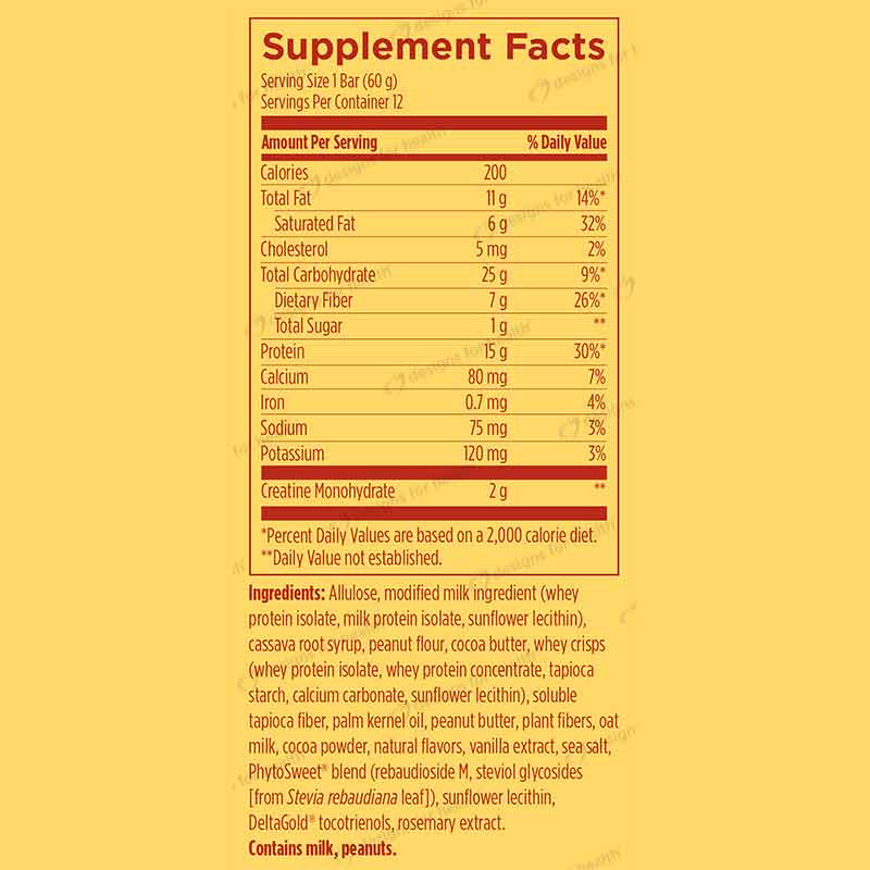 Yes Whey!!! Peanut Butter Bars, by Designs For Health, image #3