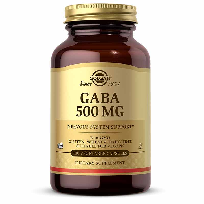 Gaba 500 Mg, by Solgar