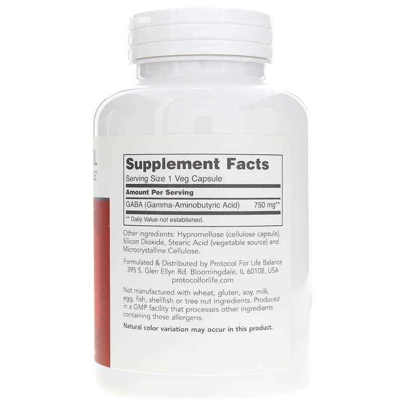 GABA 750 Mg, by Protocol For Life Balance, image #2