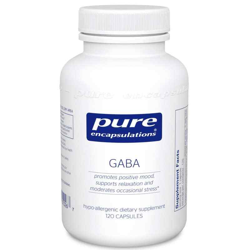 GABA, 120 Capsules, by Pure Encapsulations