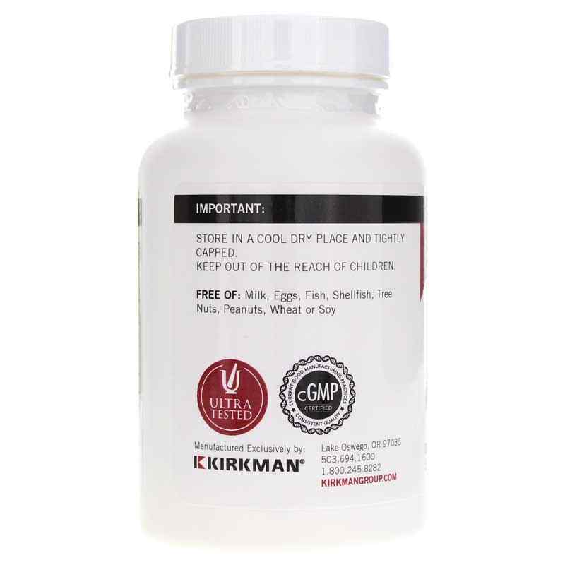 GABA with Niacinamide & Inositol, 250 Capsules, by Kirkman, image #3
