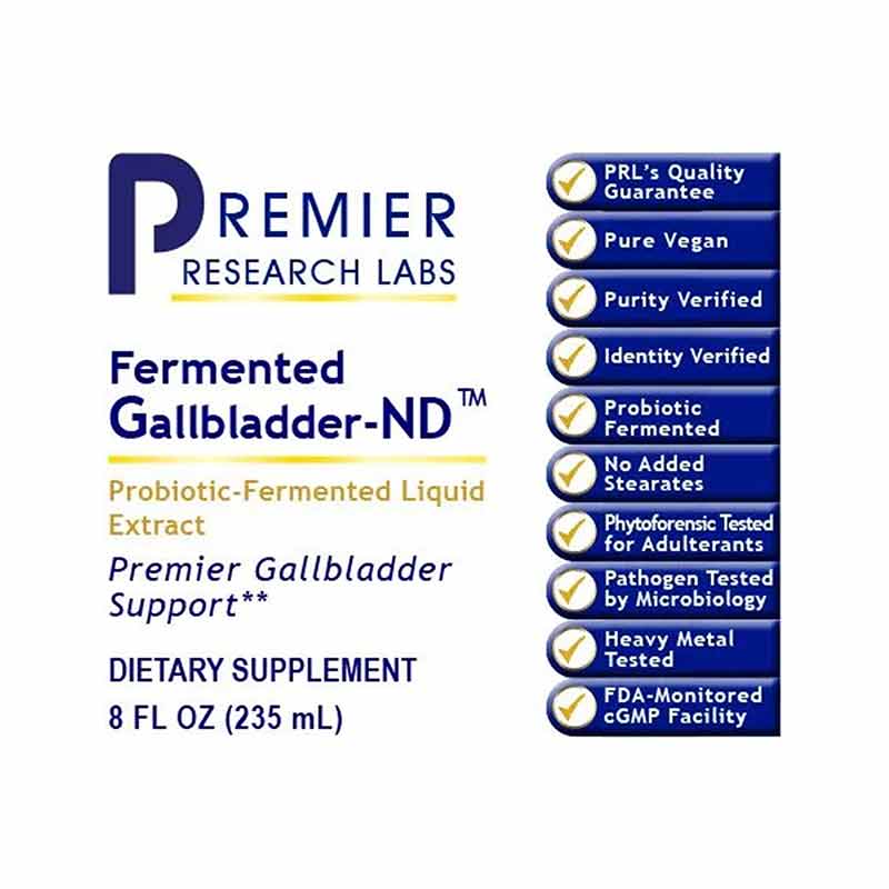Gallbladder-ND Fermented Gallbladder Support, by Premier Research Labs, image #2