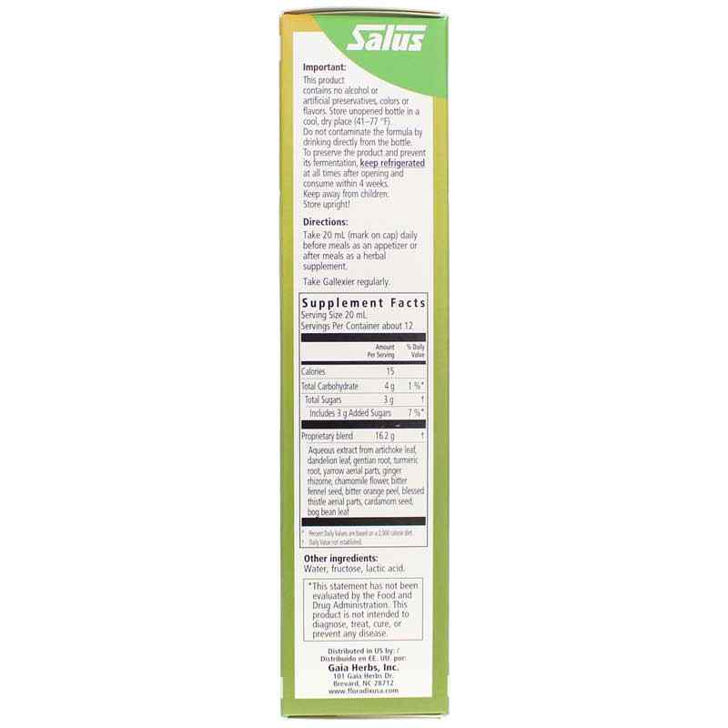 Gallexier Herbal Bitter Liquid Extract, Salus – Natural Healthy Concepts
