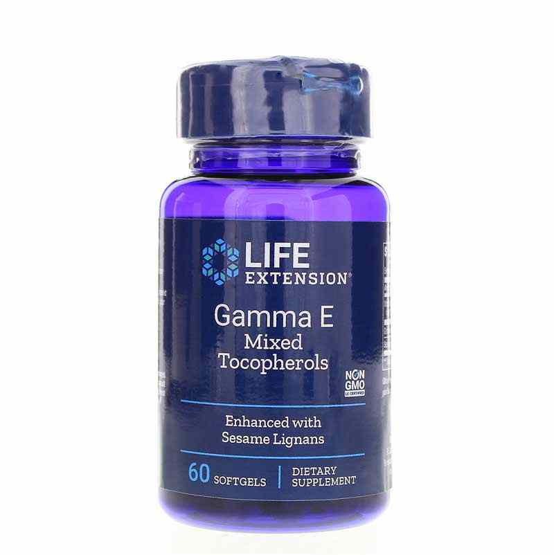 Gamma E Mixed Tocopherols with Sesame Lignans, by Life Extension