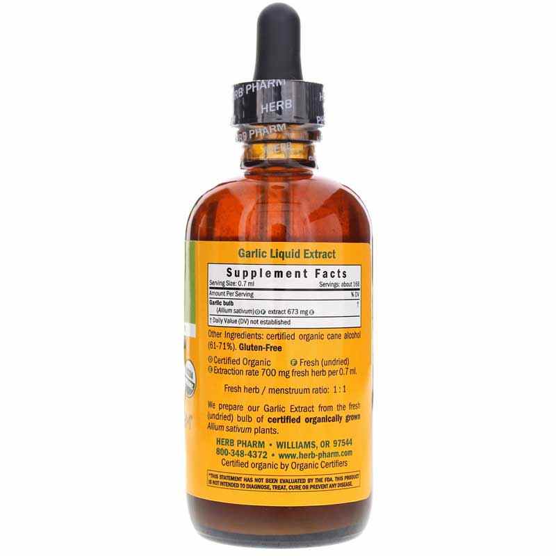 Garlic Extract, 4 Oz, by Herb Pharm, image #2
