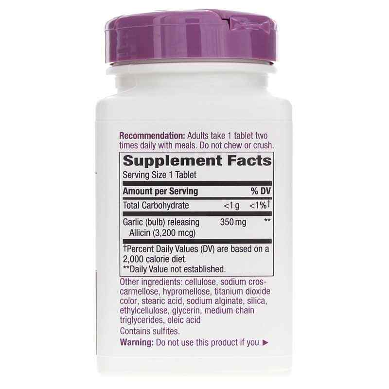 Garlicin Cardio, 180 Vegan Tablets, by Natures Way, image #2