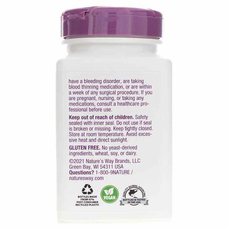 Garlicin Cardio, 180 Vegan Tablets, by Natures Way, image #3