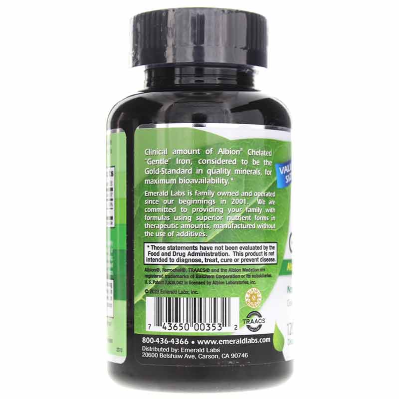 Gentle Iron 25 Mg, by Emerald, image #3