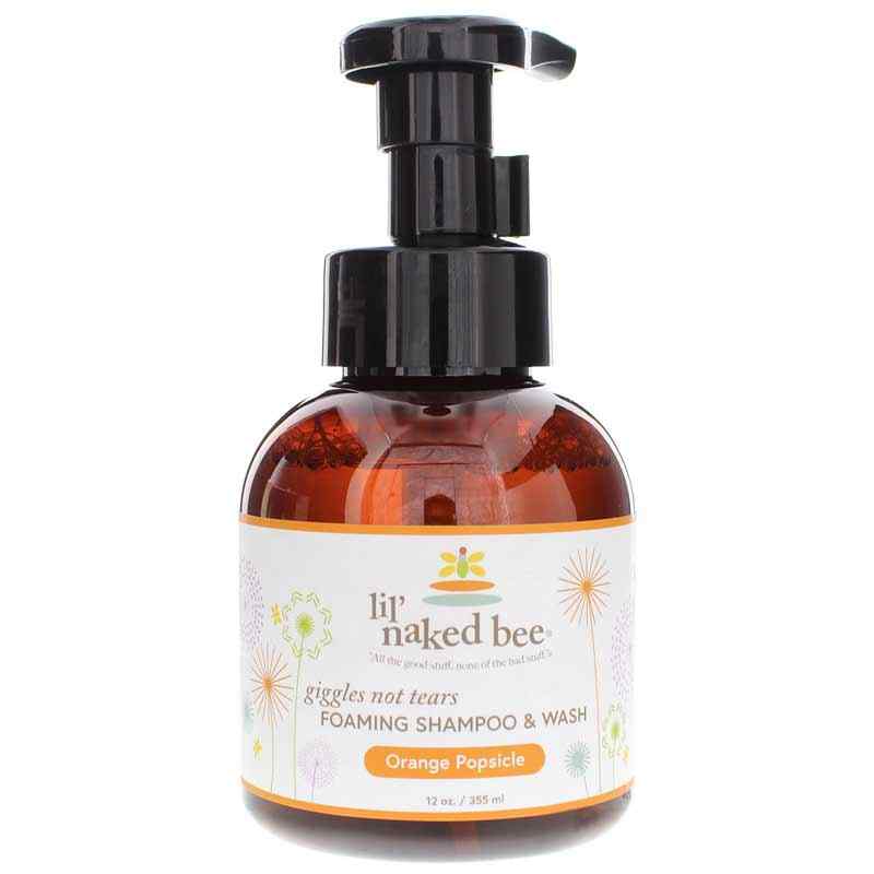 Giggles Not Tears Foaming Shampoo & Wash, by Naked Bee