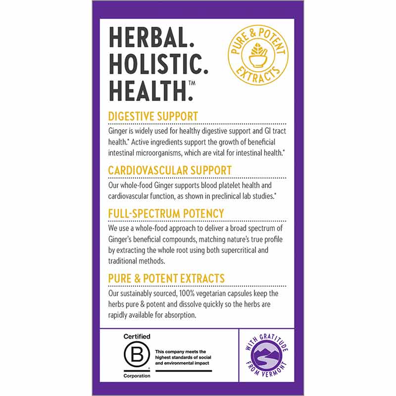 Ginger Force, 60 Veg Capsules, by New Chapter, image #4