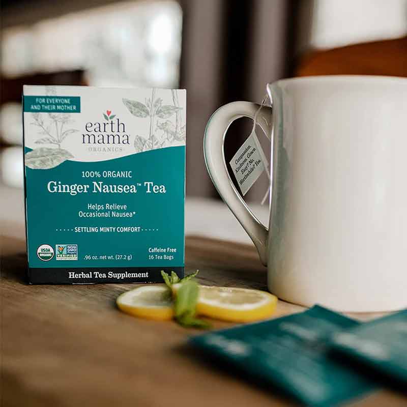 Ginger Nausea Tea, by Earth Mama Organics, image #6