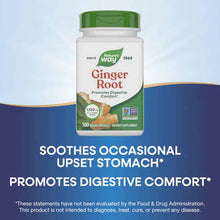 Ginger Root, 100 Veg Capsules, by Natures Way, image #3