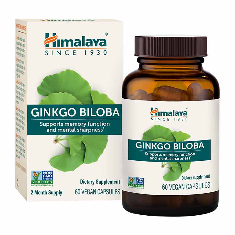 Ginkgo Biloba, 60 Vegan Capsules, by Himalaya, image #2