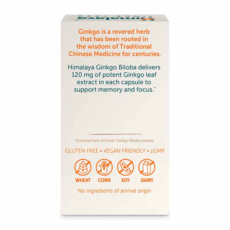 Ginkgo Biloba, 60 Vegan Capsules, by Himalaya, image #5