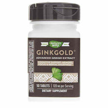 Ginkgold 60 Mg for Mental Sharpness, 50 Tablets, by Natures Way