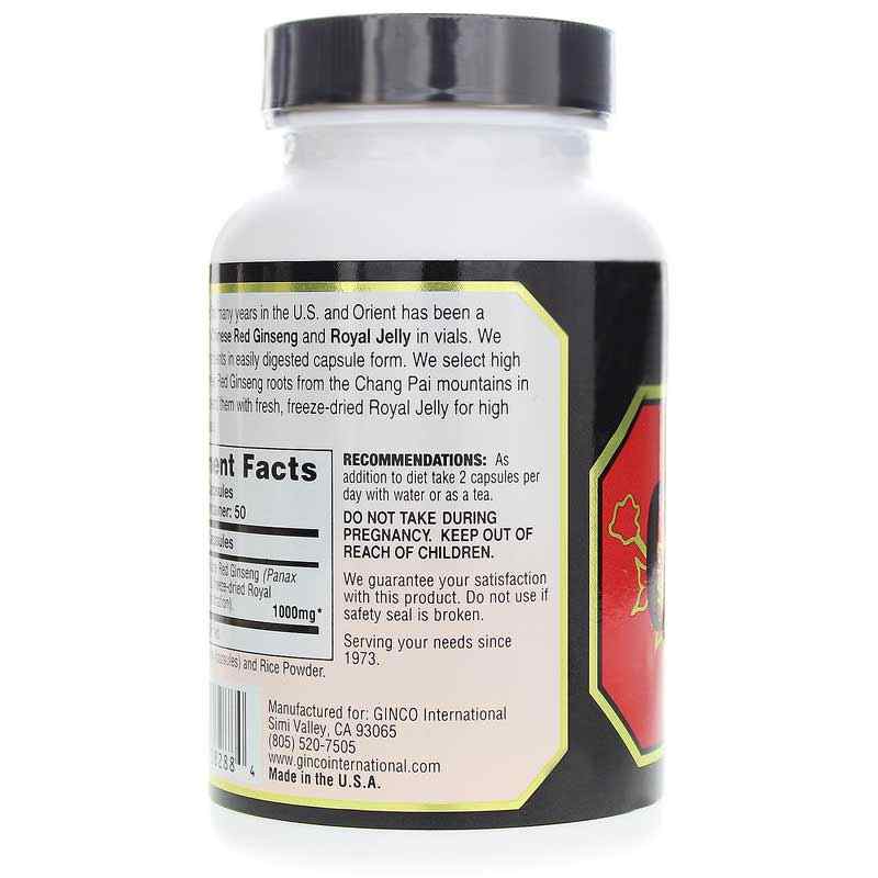 Ginseng & Royal Jelly Capsules, 100 Capsules, by Imperial Elixir, image #3