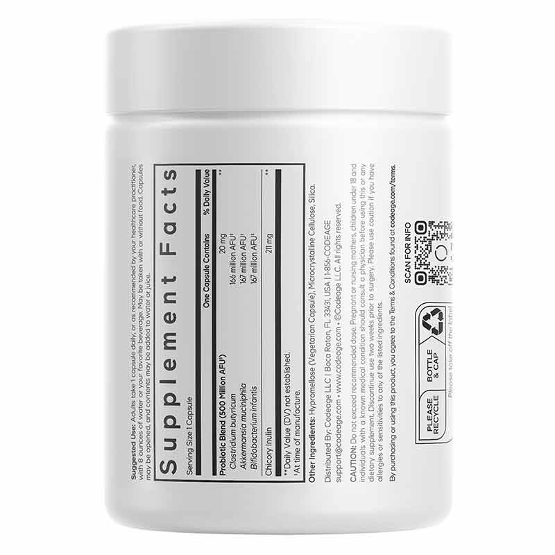 GLP-1 Probiotic+, 90 Vegetable Capsules, by Codeage, image #3