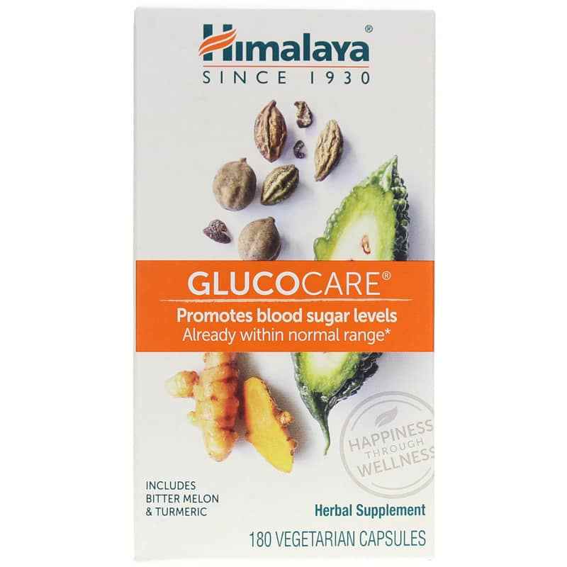 GlucoCare, 180 Veg Capsules, by Himalaya