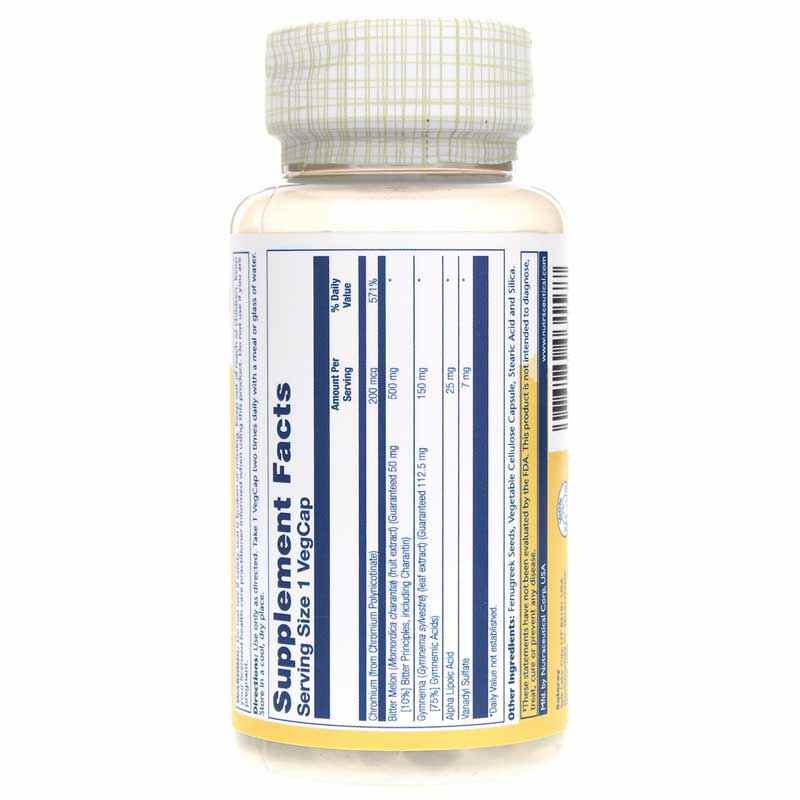GlucoReg, Bitter Melon Chromium, by Solaray, image #3