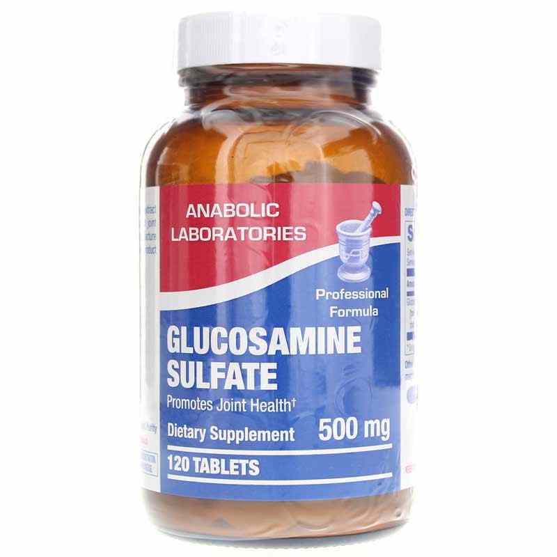 Glucosamine Sulfate, 120 Tablets, by Anabolic Laboratories