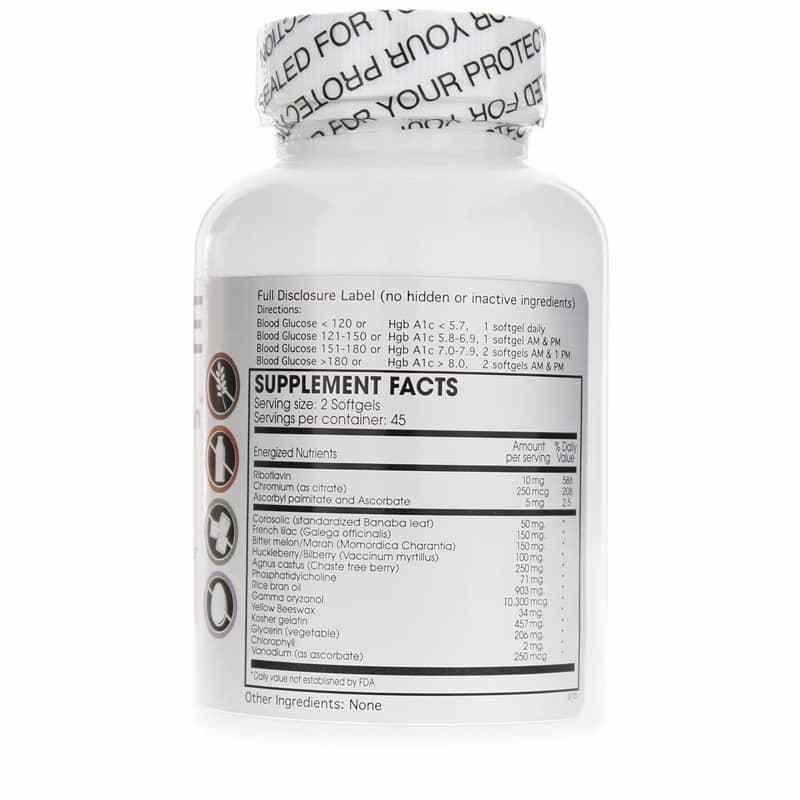 Glucose Regulation Guard Forte, 90 Softgels, by PERQUE, image #2