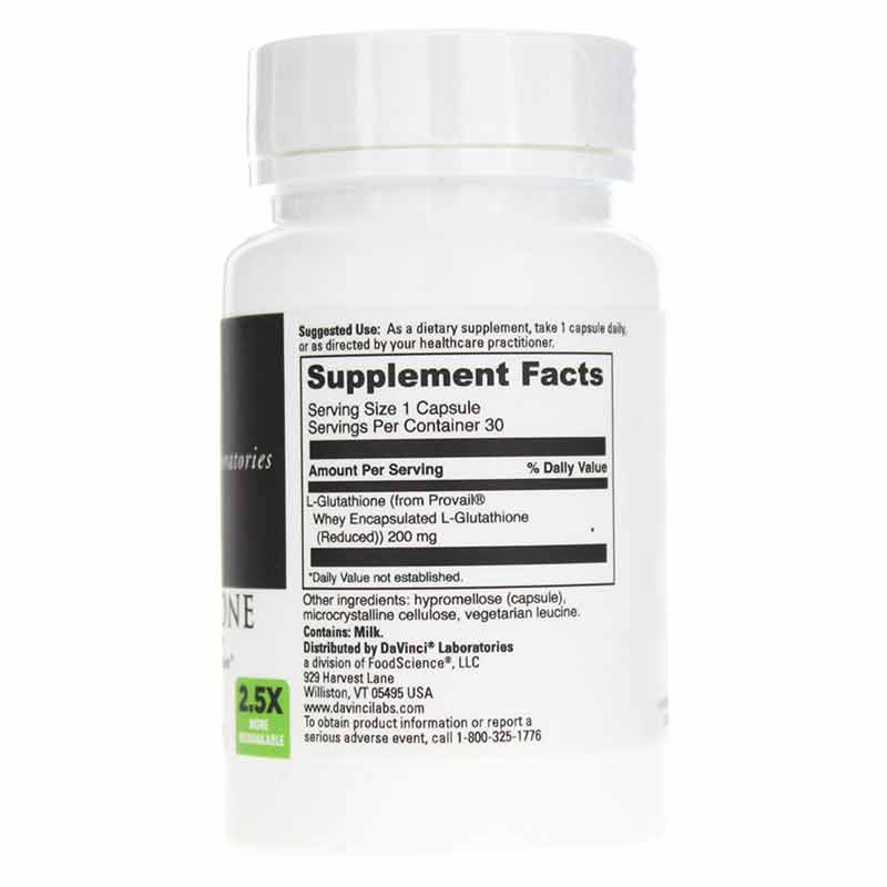 DaVinci Labs - Glutathione - 30 Capsules DaVinci Labs - Glutathione - 30 Capsules