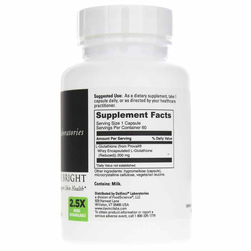 Glutathione Bright, by DaVinci Labs, image #2