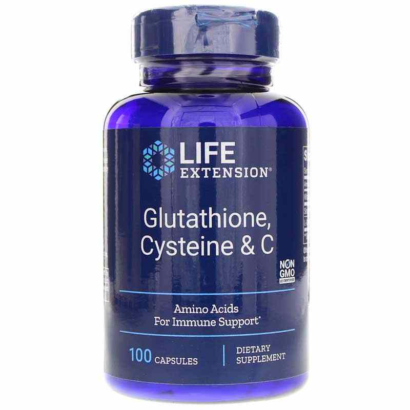 Life Extension Glutathione, Cysteine & C, 100 Capsules