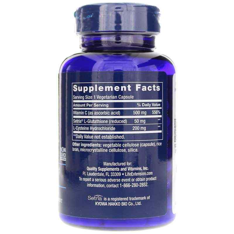 Gluthathione, Cysteine & C, by Life Extension, image #2